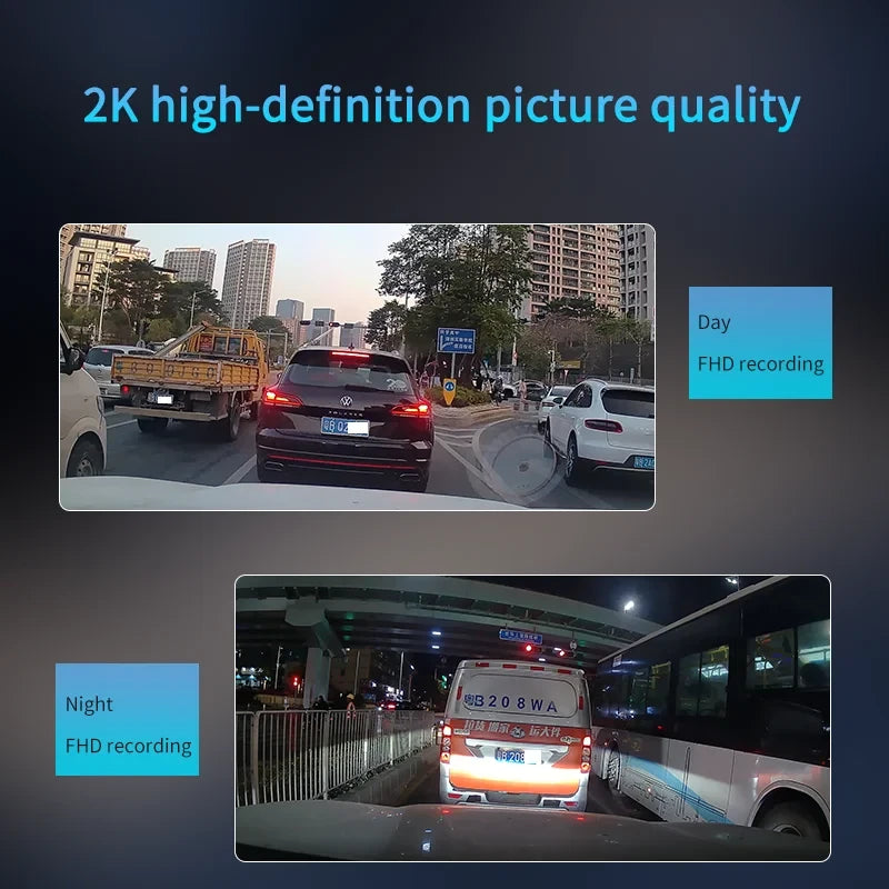 CAMERĂ AUTO DUALĂ 2K CU 4G &amp; GPS – FILMARE FAȚĂ + SPATE